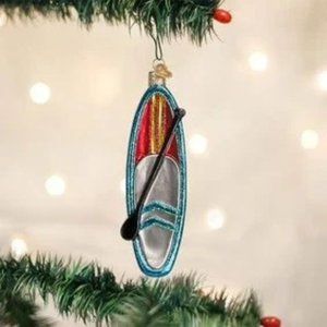 Stand Up Paddle Board Old World Christmas Ornament